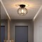 Crystal Chandelier Aisle Hallway Light Flush Mounted Modern Ceiling Fixture E27